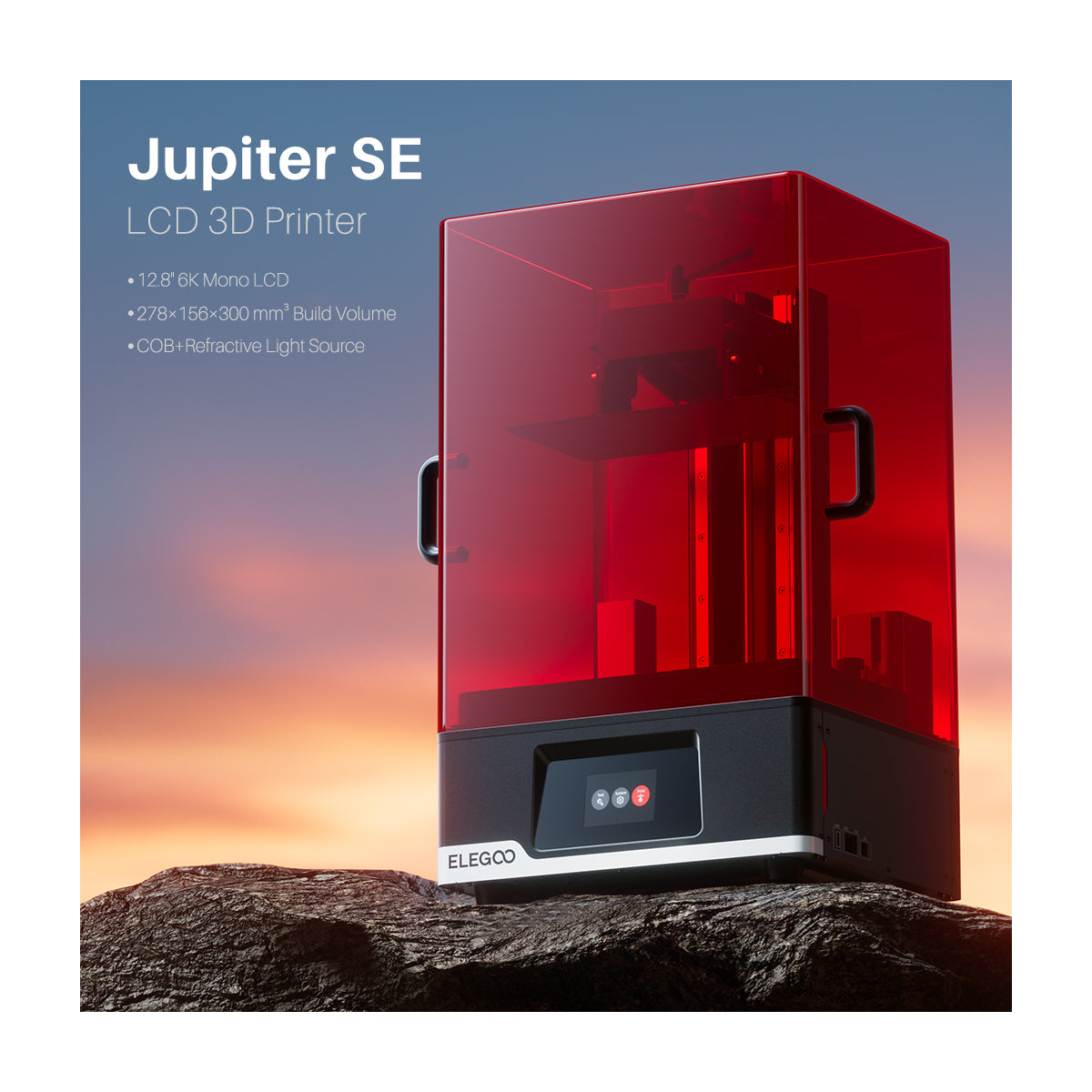 پرینتر سه بعدی الگو مدل Jupiter SE برند Elegoo - تصویر 2