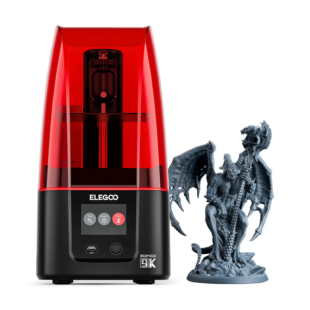 پرینتر سه بعدی الگو مدل Mars 4 برند ELEGOO