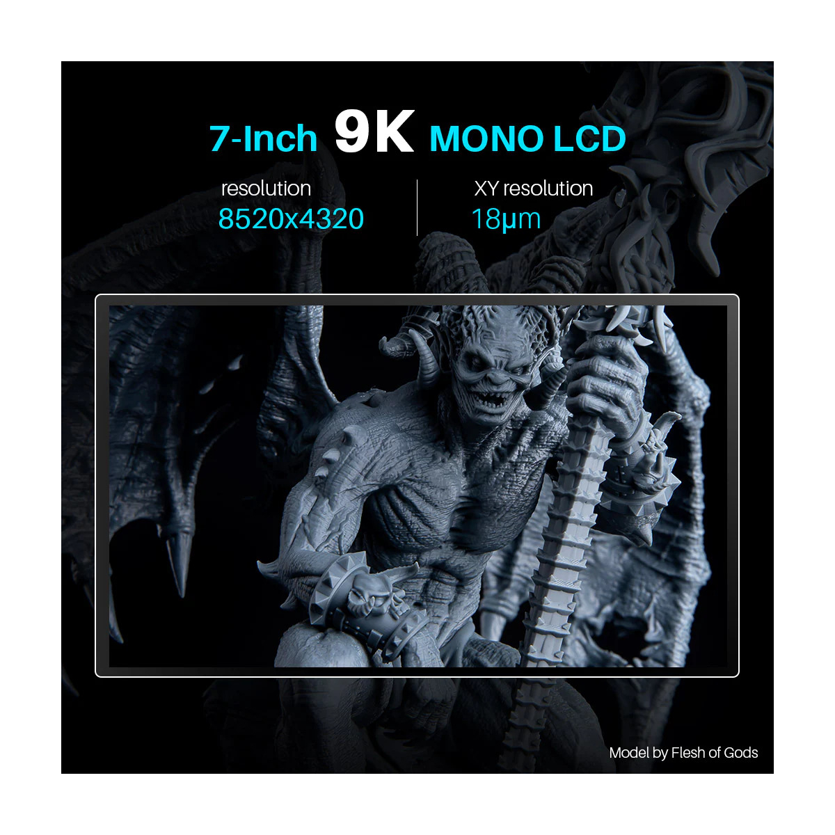 پرینتر سه بعدی الگو مدل Mars 4 برند ELEGOO - تصویر 3