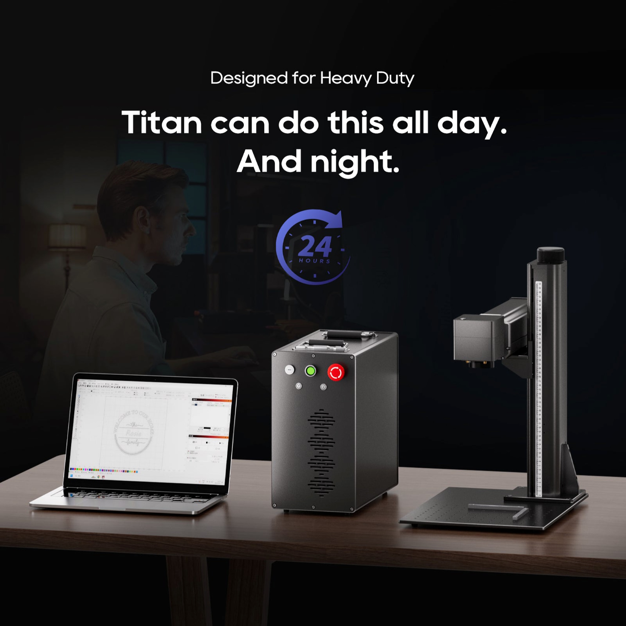 دستگاه حکاکی لیزری کام میکر مدل Titan 1 JPT MOPA برند ComMaker - تصویر 8