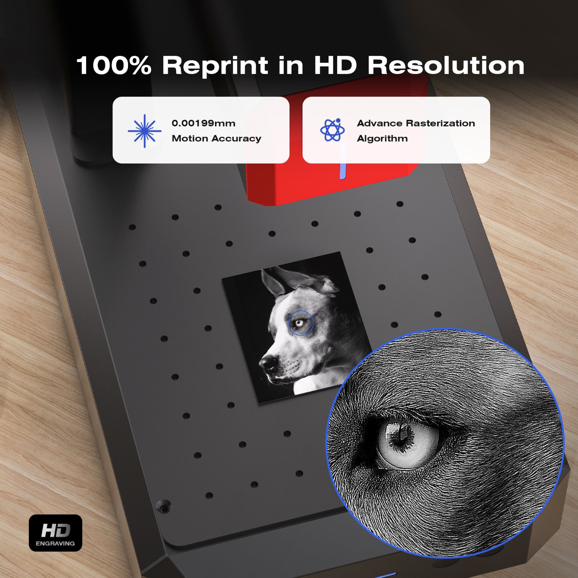 دستگاه حکاکی لیزری کام میکر مدل B6 JPT MOPA برند ComMaker - تصویر 8