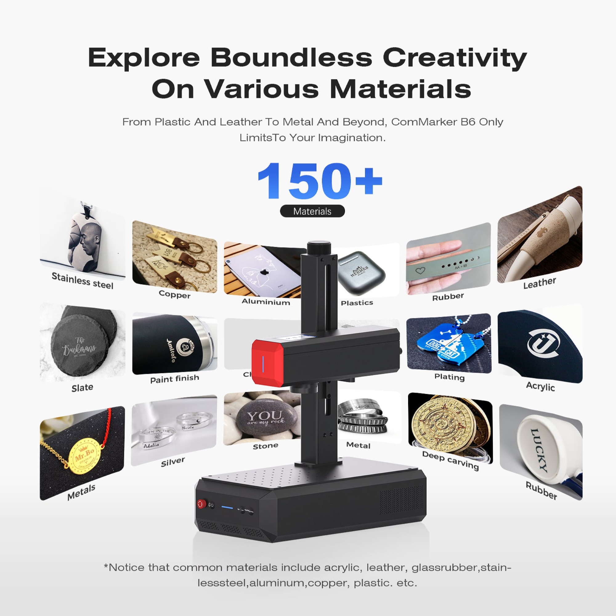 دستگاه حکاکی لیزری کام میکر مدل B6 JPT MOPA برند ComMaker - تصویر 6