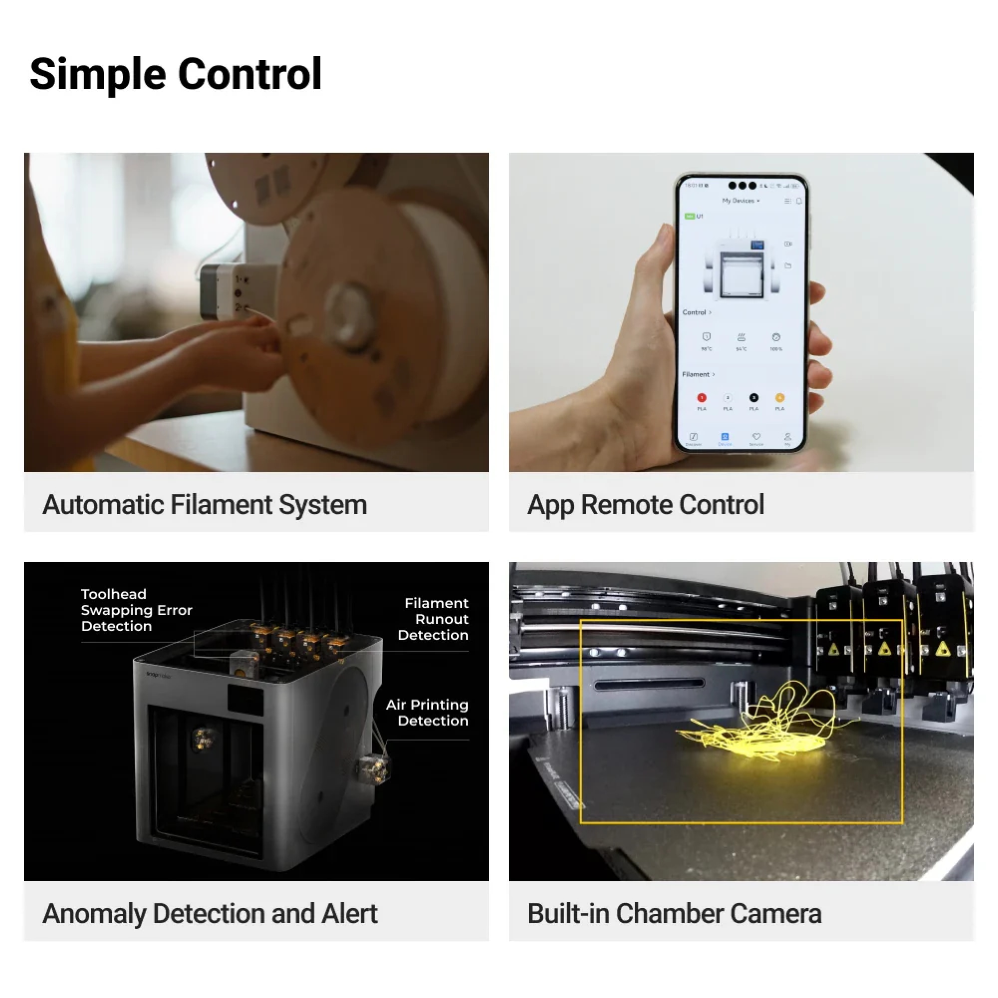 پرینتر سه بعدی اسنپ میکر مدل U1 برند Snapmaker - تصویر 2