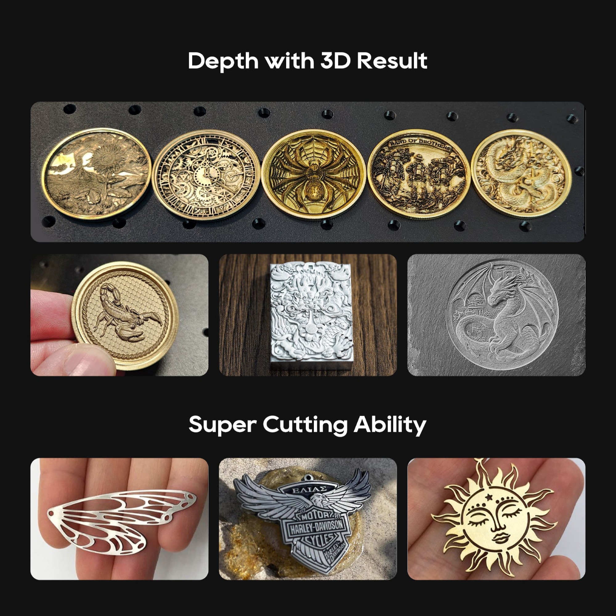 دستگاه حکاکی لیزری کام میکر مدل Titan 1 JPT MOPA برند ComMaker - تصویر 4