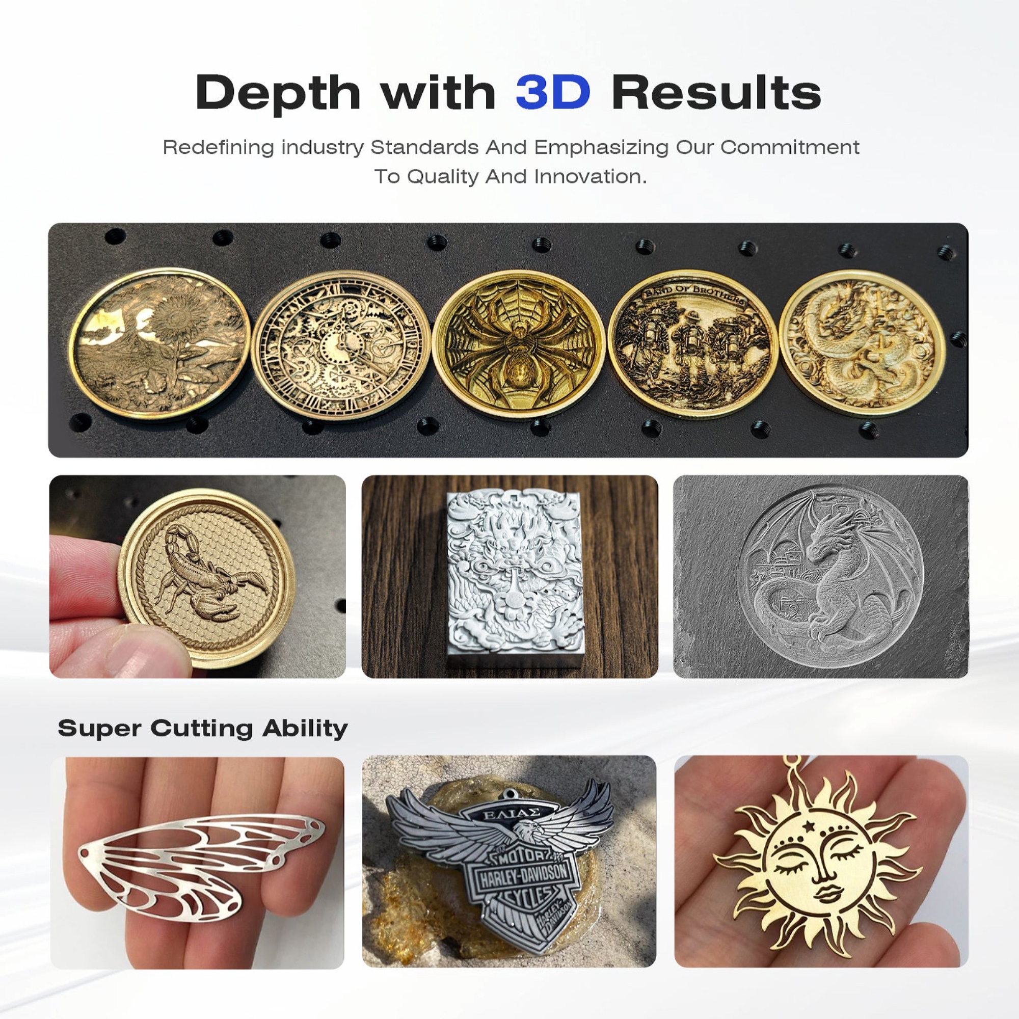 دستگاه حکاکی لیزری کام میکر مدل B6 JPT MOPA برند ComMaker - تصویر 7