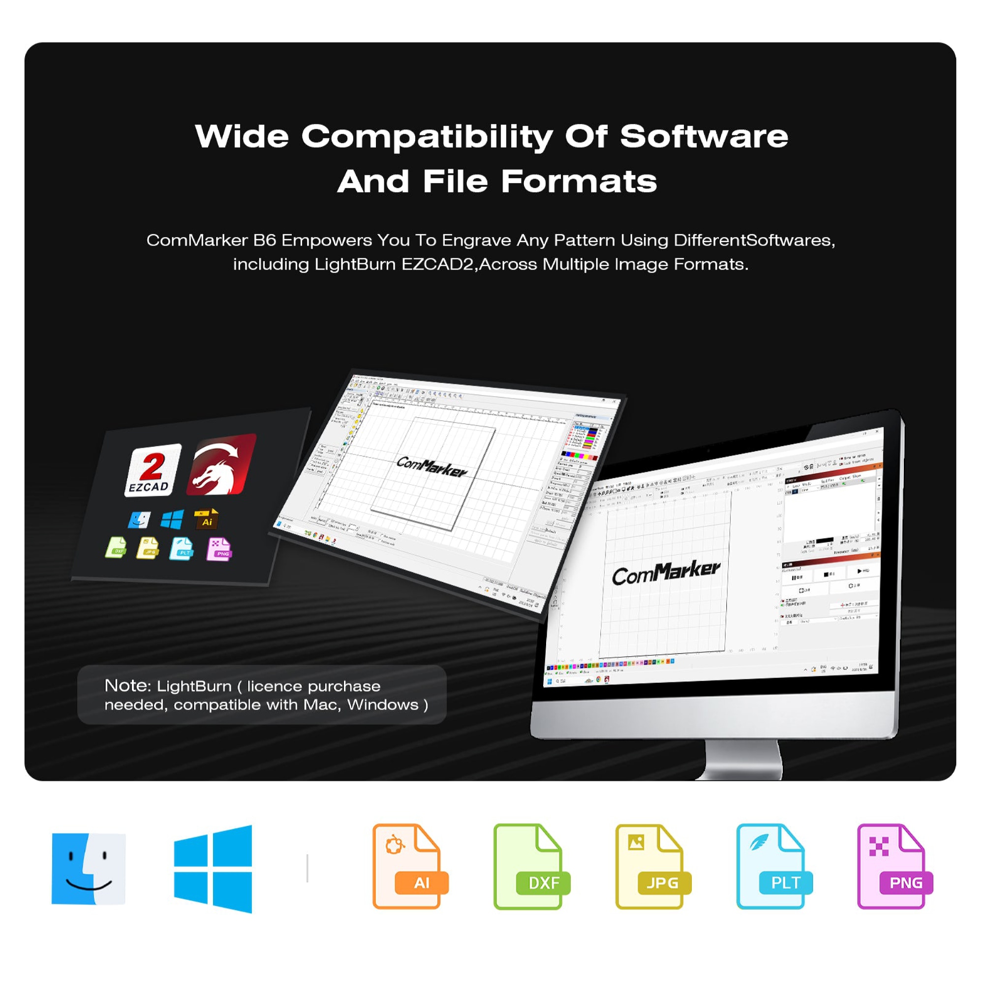 دستگاه حکاکی لیزری کام میکر مدل B6 برند ComMaker - تصویر 2