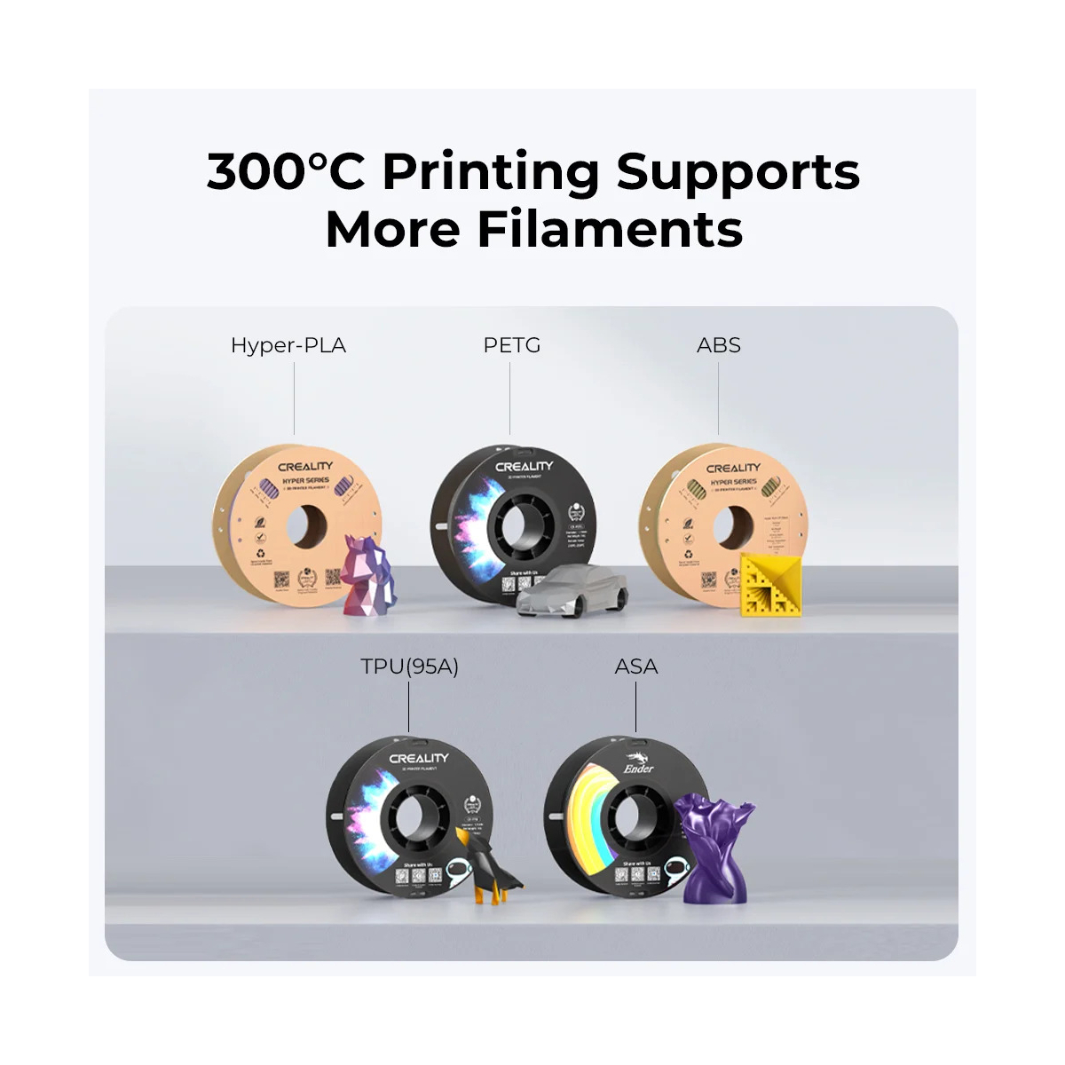 پرینتر سه بعدی کریلیتی مدل Ender 3 V3 KE برند Creality - تصویر 19