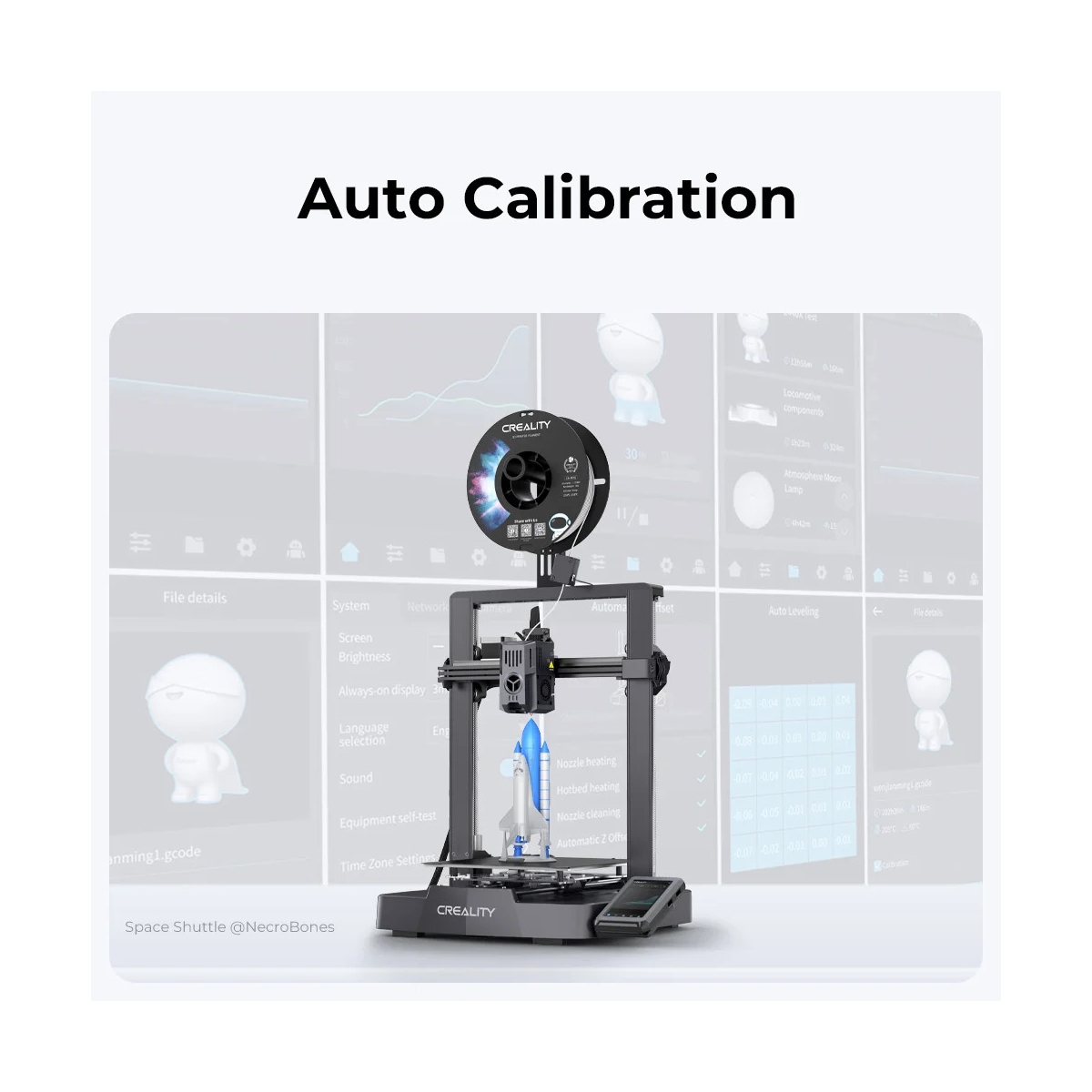 پرینتر سه بعدی کریلیتی مدل Ender 3 V3 KE برند Creality - تصویر 8