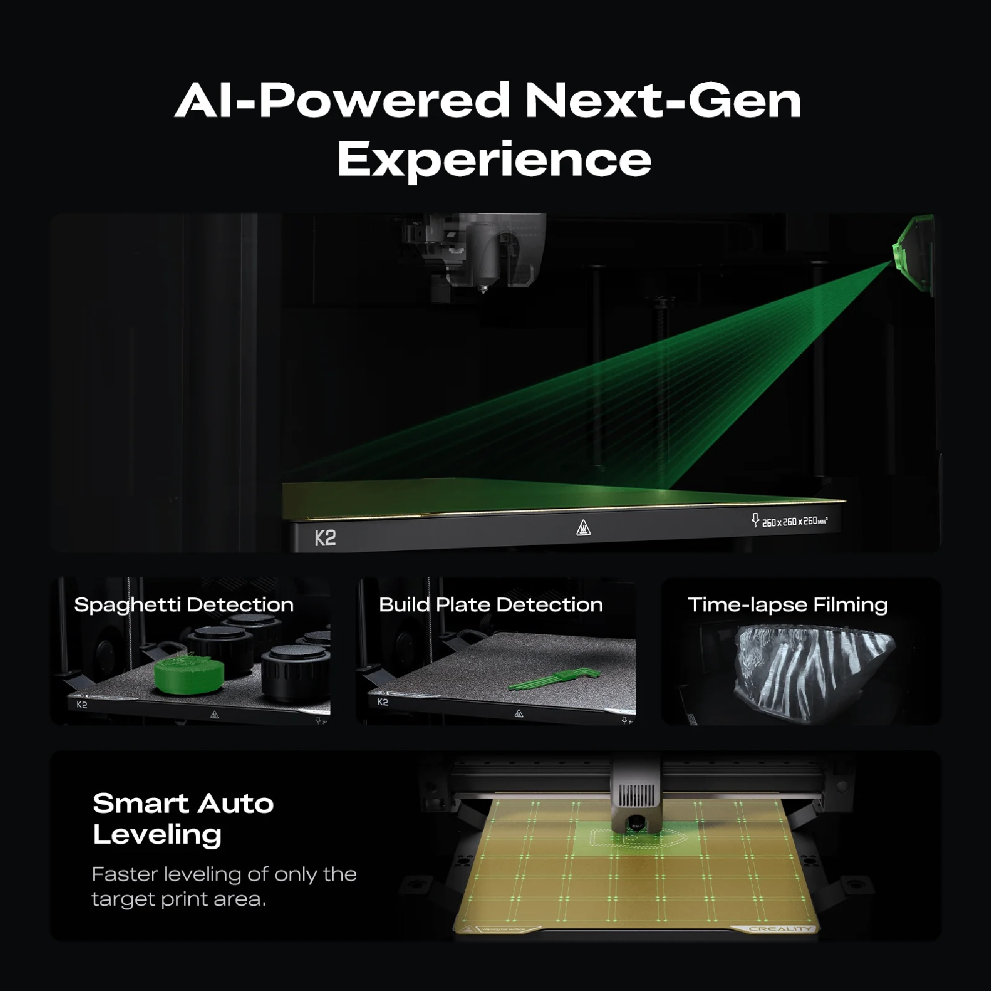 پرینتر سه بعدی کریلیتی مدل K2 برند Creality - تصویر 5