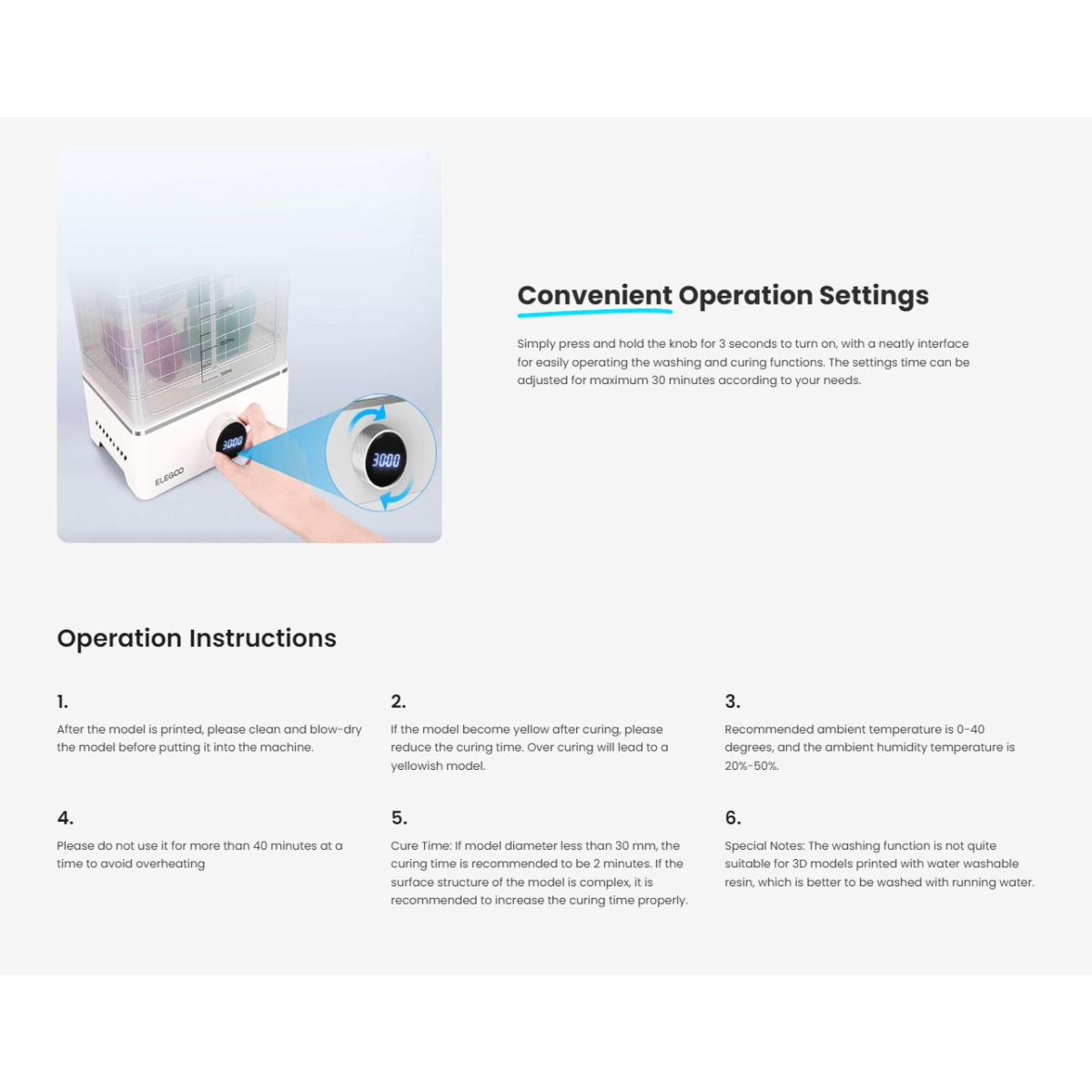 دستگاه شست و شو و پخت الگو مدل Mercury X Bundle برند Elegoo - تصویر 11