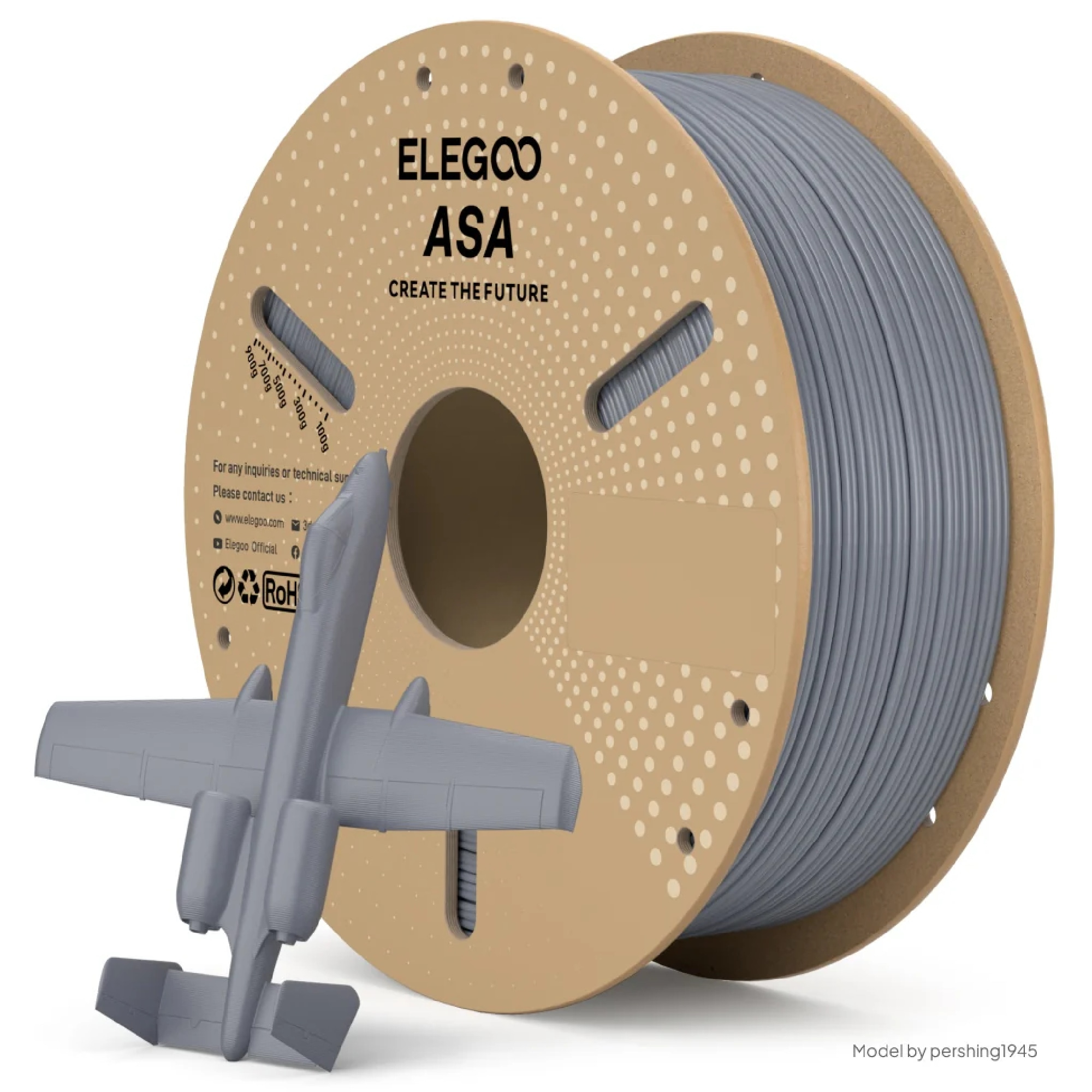 فیلامنت الگو مدل ASA قطر 1.75 میلیمتری برند Elegoo - تصویر 4