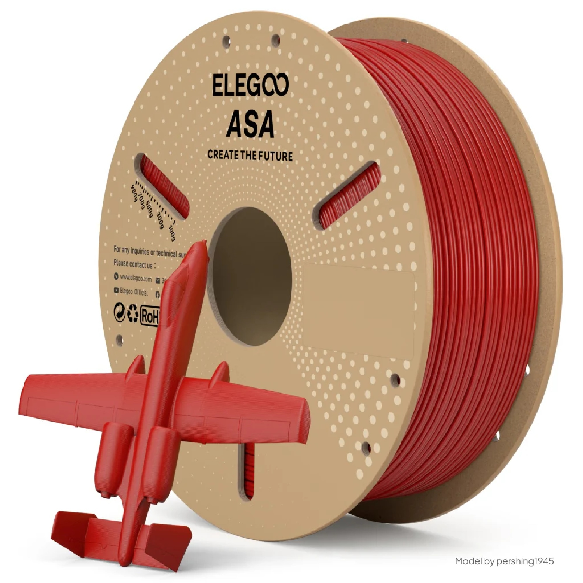 فیلامنت الگو مدل ASA قطر 1.75 میلیمتری برند Elegoo - تصویر 5